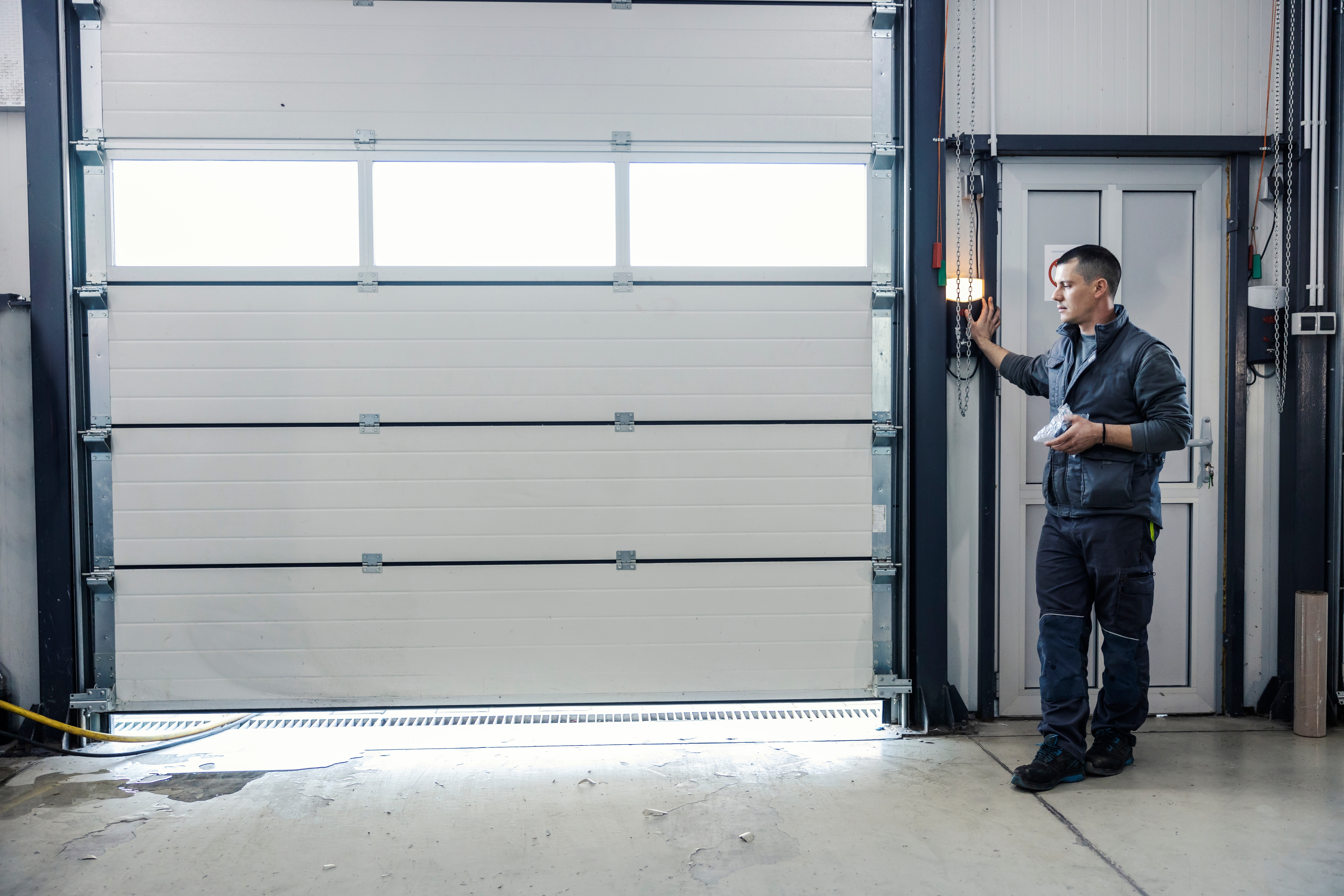 Garage door track repair Calgary